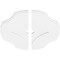 Ekena Millwork Percival Architectural Grde PVC Contemporary Ceiling Medallion, Two Piece, 32"OD x 3"ID x 11"C x 1"P CMP32PL2-03000 - alternate 2
